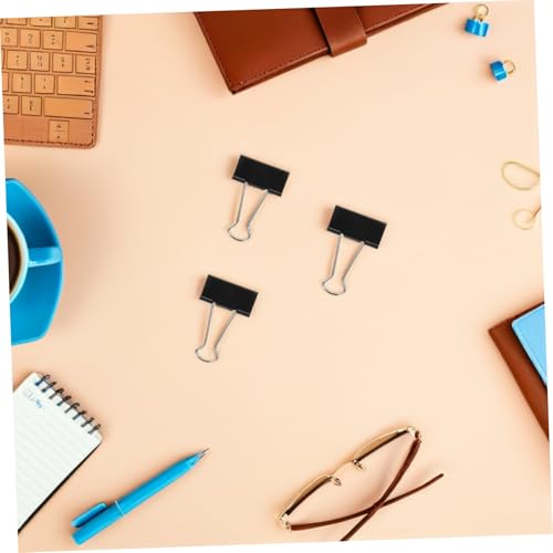 Pinces à reliure en acier trempé noir pour une organisation durable de documents