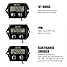 Small Engine Hour Meter and Digital Tachometer, Waterproof Inductive Tacho Gauge, Automotive Accessories for ZTR Lawn Mower Tractor Generator Motorcycle Chainsaw Marine