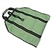 PinzqTrading Firewood Bag Carrier, Durable Canvas Firewood Holder, Large Capacity Wood Carrier with Anti Slip Handle and Retractable Strap, Portable Firewood Log Carrier for Camping, Travel and
