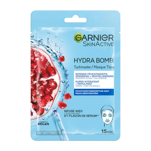 Garnier Coffret 5 Masques Tissu Hydrabomb Grenade Hydratant & Repulpant
