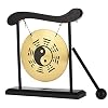 Hongjingda Meditation Gong Schlaginstrumente | Taiji Symbol Feng Shui Meditationstisch Glocke | Japanisches Mini Gong Zen Art Yin Yang Dekor für Zuhause, Büro