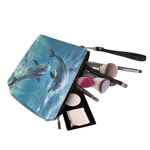 Image of 2PCS Tote Bag for Women Top Handle Purse with Wallet, Hobo Bag Tote Shoulder Bag with PU Cosmetic Bag