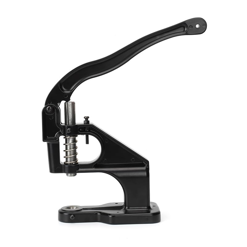 WUTA Hand Press Machine for Buttons & Snaps, Manual Mute Rivet and Eyelet Setting Tool with Moulds for Home Craft(Only Machine-no Mold)
