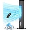 Windowless Portable Air Conditioners, 35" Evaporative Air Cooler w/1.2L Water Tank, 3 Ice Packs, 7H Timer, 60 Swing, No Hose No Window Needed, 3-IN-1 Portable AC Unit for Room Bedroom, Black-3
