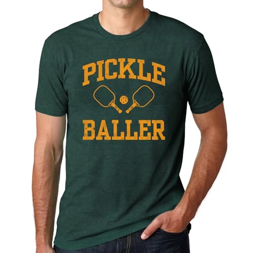 Image of Mens P-Ball Shirt Pickleball Player Themed Tee Tops