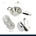 Kitchencraft Masterclass Heavy-duty Rotary pasapurés y purés eléctrica, metálico, 43,5 x 21...