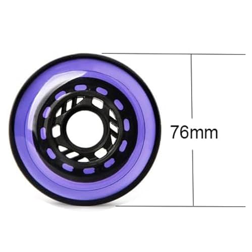 Roues pour rollers en ligne durables et résistantes en polyuréthane pour patins - 2