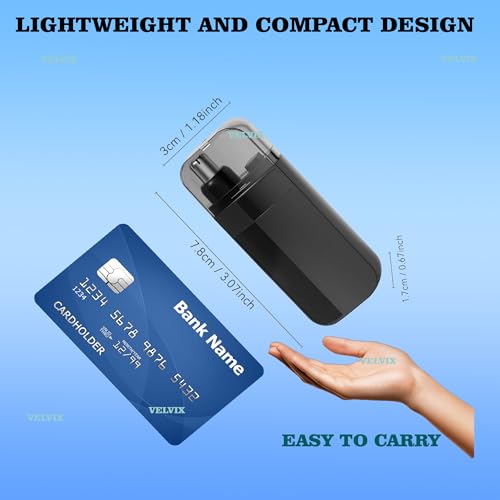Image of Portable Nose & Ear Hair Remover Trimmer for Men & Women, Cordless USB Rechargeable Ear & Nose Safe Groomer