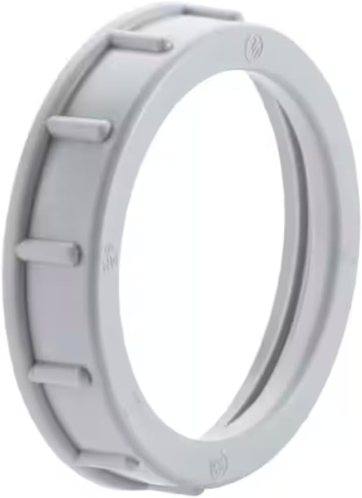 Electrical Conduit Plastic Bushing Gray 105C Rated Plastic Insulating Bushing for EMT, Rigid, IMC, PVC Conduit (10, 2")