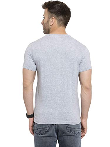 Image of RHYMAX Men Cotton Printed T-Shirt Legends are Born in July Birthday Graphic Tee Regular Fit