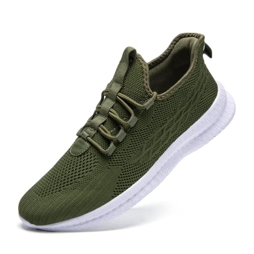 Image of DLWKIPV Womens Walking Shoes Slip On Sneakers Tennis Shoes Running Sport Workout Gym Shoes Athletic Non Slip Lightweight Breathable Fashion Casual Shoes for Travel Work