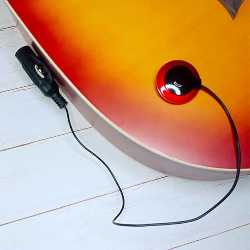 Portable Not Invasive Guitar Transducer Systems Sensitive Ranges Multiple String Instruments Compact Travel Friendly Multi Instrument Clip on Pickup - Thumbnail 2