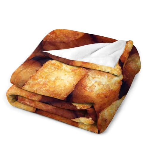 Anceky Tater TOT Throw Blanket for Couch Sofa Lightweight Fleece Plush Blankets Bed Home Living Room 30"x40" - Image 2