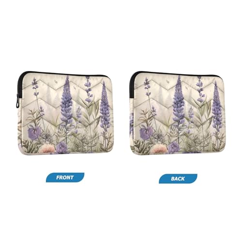 Funda para portátil retro lavanda para laptops de 13-14 pulgadas miniatura 2