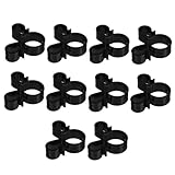 BESPORTBLE Clip de Seguridad para Botellas de Vino y Cerveza Soporte Doble Orificio 10 Unidades Accesorios para Velas en Botellas Adecuado para Fiestas