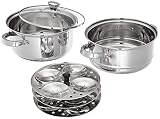 Solimo 2 Tier Steamer (Amazon Brand) — view 2