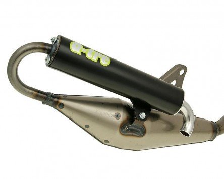 TECNIGAS Pot d'échappement Q-TRE pour Peugeot Ludix Snake, Trend New Vivacity, Speedfight 3 AC, LC 50