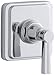 KOHLER K-T13174-4B-CP Pinstripe Volume Control Trim, Lever Handle, Valve Not Included, Polished Chrome