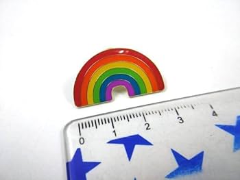 Amazon | レインボー ピンバッジ ピンズ かわいい 虹 | バッジ