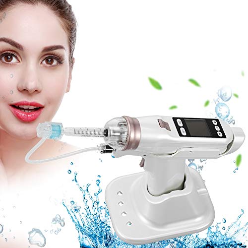 Christmas Carnival Water Syringe Tube Injector, Hydro Vacuum Facial Skin Care Beauty Device (US Plug)