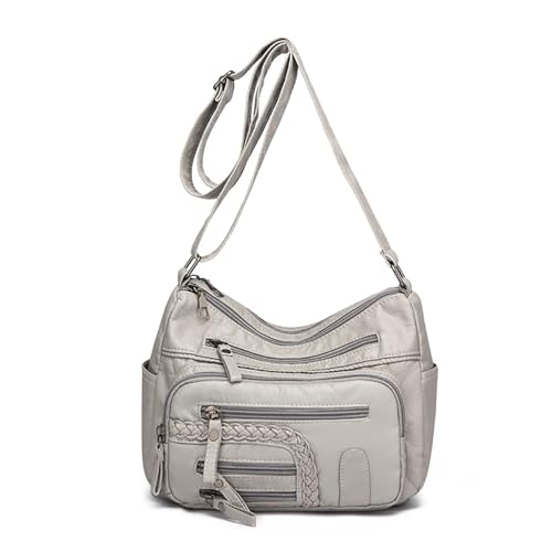Sac à bandoulière cuir multi-compartiments pour en finir avec le désordre