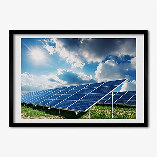 Cadre photo 70x50 cm Tulup en bois MDF pour affiche et tableau de peinture moderne