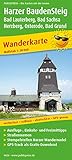 Harzer BaudenSteig, Bad Lauterberg, Bad Sachsa, Herzberg, Osterode, Bad Grund: Wanderkarte mit Ausflugszielen, Einkehr- & Freizeittipps, Straßennamen, ... GPS-genau. 1:30000 (Wanderkarte: WK)