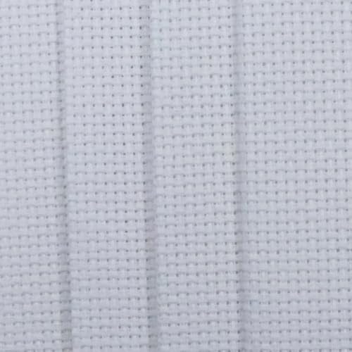 Image of KCS 4 pc of 12 inch x 18 inch /30cmx45cm 14CT Counted Cotton Aida Cloth Cross Stitch Fabric (White)