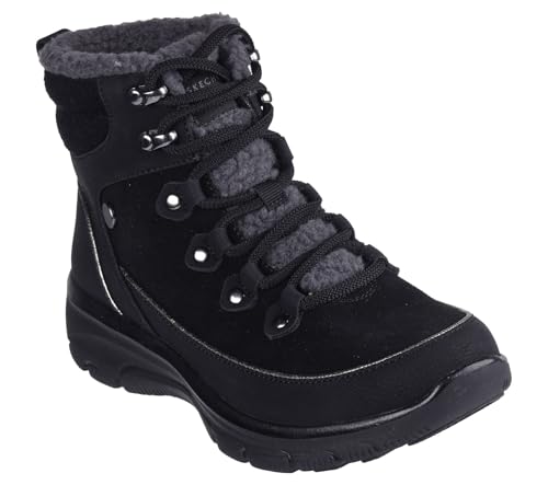 Skechers Women's Martha Stewart Relaxed Fit: Easy Going - Winter Road 2, Black, 7 Medium US3