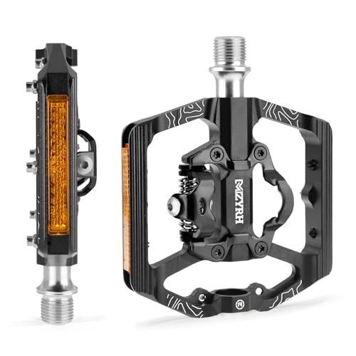 MZYRH MTB Mountainbike-Pedale, Fahrrad-Pedale mit Reflektoren, Aluminium...