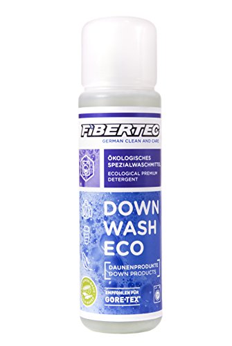 Fibertec Down Wash Eco, lessive pour duvet pour vestes et sacs de couchage en duvet de haute qualité, certifiée bluesign, 250ml Cover
