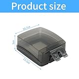 Zoom IMG-1 coperchio presa corrente impermeabile universale