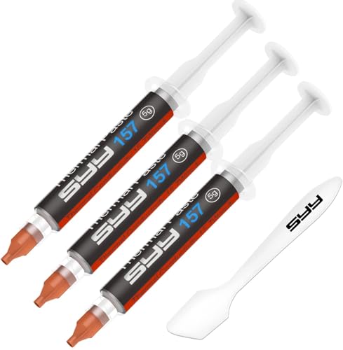 Image of SYY Thermal Paste with Tool kit, 15 Grams CPU Paste Thermal Compound Heatsink for IC /Processor /CPU /GPU /All Coolers