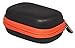 Protective Case for Sony WF-SP800N Truly Wireless Sports, Sony WF-1000XM3 Industry Leading Noise Canceling Truly Wireless Earbuds, Bose SoundSport Charger Box (Frosted Black with Orange Zipper)