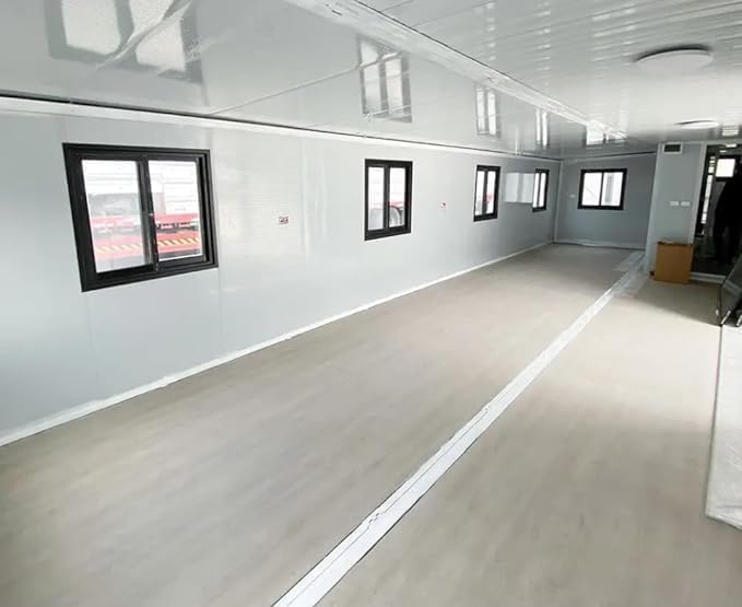 Antique Avenue Portable Prefabricated Tiny Home 20x20ft, Mobile Expandable Plastic Prefab House for Hotel, Booth, Office, Guard House, Shop, Villa, Warehouse, Workshop (with Restroom) - Image 5