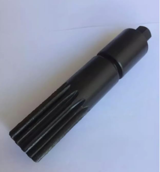 QXNASU Bridgeport Milling Machine Part J Head Ram Pinion Slid Spline Axis Gear Shaft