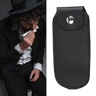 Omabeta Récipient en Cuir pour Harmonica, Sac de Rangement en Cuir PU pour Harmonica, Excellente Protection, résistance à l’usure, Stable pour la fête - Les Beatles, Paul McCartney, John Lennon, RIngo Starr, George Harrison Omabeta Récipient en Cuir pour Harmonica, Sac de Rangement en Cuir PU pour Harmonica, Excellente Protection, résistance à l'usure, Stable pour la fête – Image 5