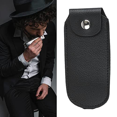 Omabeta Récipient en Cuir pour Harmonica, Sac de Rangement en Cuir PU pour Harmonica, Excellente Protection, résistance à l’usure, Stable pour la fête - Les Beatles, Paul McCartney, John Lennon, RIngo Starr, George Harrison Omabeta Récipient en Cuir pour Harmonica, Sac de Rangement en Cuir PU pour Harmonica, Excellente Protection, résistance à l'usure, Stable pour la fête – Image 6
