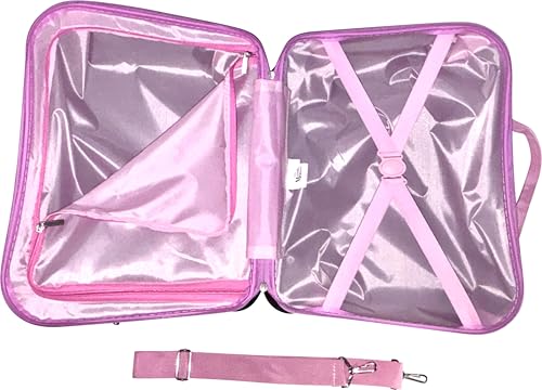 Fast Forward Mala de viagem de 45,7 cm para crianças/bagagem de mão de reboque com rodas, Multicor,