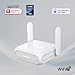 ASUS RT-BE58 Go Dual-Band WiFi 7 Portable Travel Router, 3600 Mbps, 4G/5G Tethering, Public WiFi (WISP) Mode, 2.5G Port, Advanced Network Security & VPNs, RV/Cruise/Mobile, USB-C Power Delivery