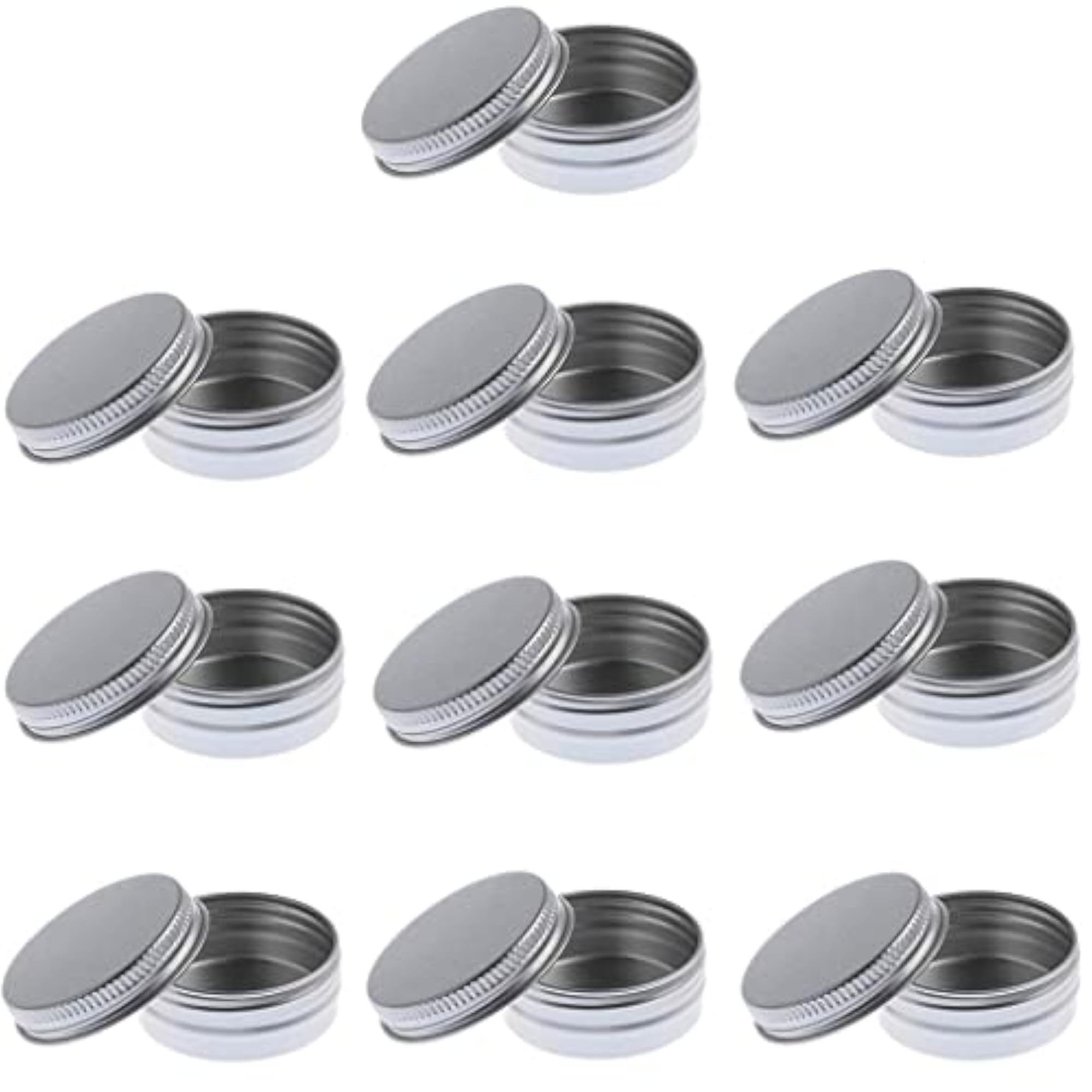 20x15g 10g Cosmetic Empty Jar Pot Cream Cans Container Tin Case + Screw Lid