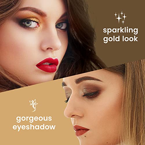 Ccolor Cosmetics - Golden, 15-Color Eyeshadow Palette, Highly Pigmented, Long-Wearing, Easy-To-Blend, Bronze Gold Matte & Shimmer Eye Shadow, Professionally Formulated Eye Makeup #TOP2