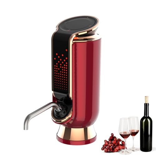 Dispensador aireador de vino de alta precisión recargable y con pantalla LED 2