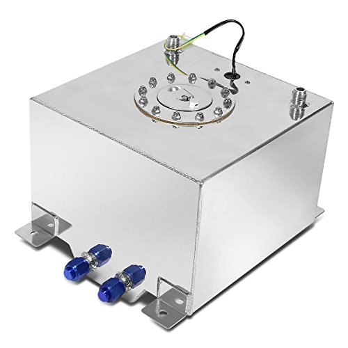 Dnamotoring Alu-Ft-T2-Alu Aluminum 5-Gallon Fuel Cell Gas Tank #TOP6