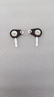 New Ignition Starter Key (Pack of 2) Compatible with Massey Ferguson, International Harvester, Case Tractor, Benford, Ford