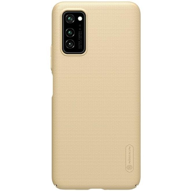 Nillkin Super Frosted Shield Series Cover Case Designed For Huawei Honor V30 - Golden