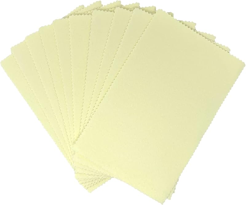 Sunshine Polishing Cloths, Bulk Pack, for Silver, Gold, Brass and Copper Jewelry (10 Pack)
