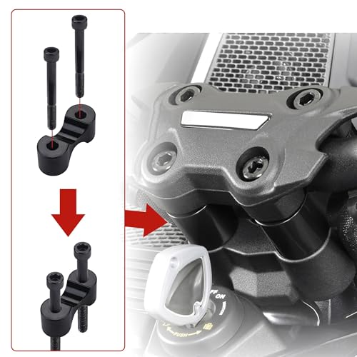 Réhausse guidon Spyder RT kit extension élévateur alu pour modification poste pilotage 2020