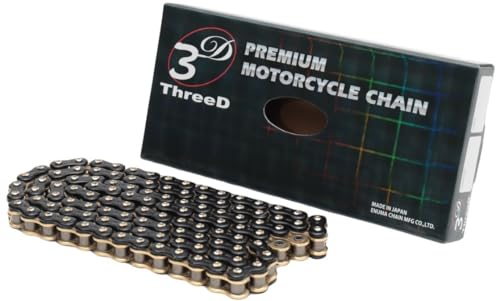 Amazon | スリード ThreeD バイク用チェーン 520ZN ブラック&ゴールド