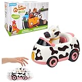 TOYMAKER La Granja De Zenon Pull Back Cars La Vaca Lola Cow Toys for Toddlers 1-3 Baby Car Toy Birthday Present for Boys and Girls